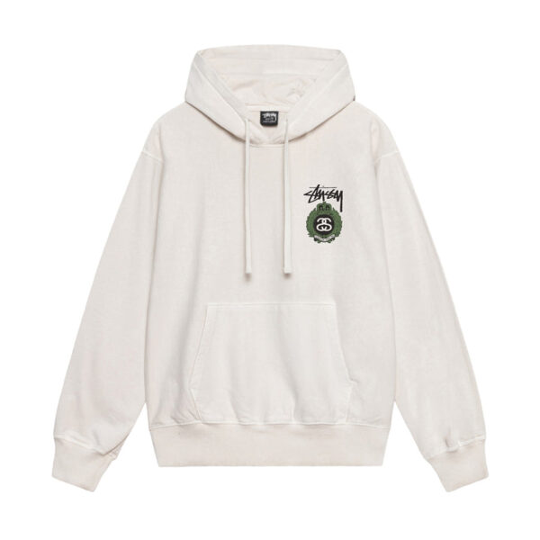 CROWN WREATH HOODIE-WHITE-1