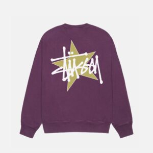 STÜSSY STAR CREW PIGMENT DYED