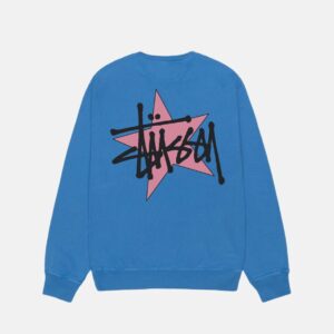 STÜSSY STAR CREW PIGMENT DYED